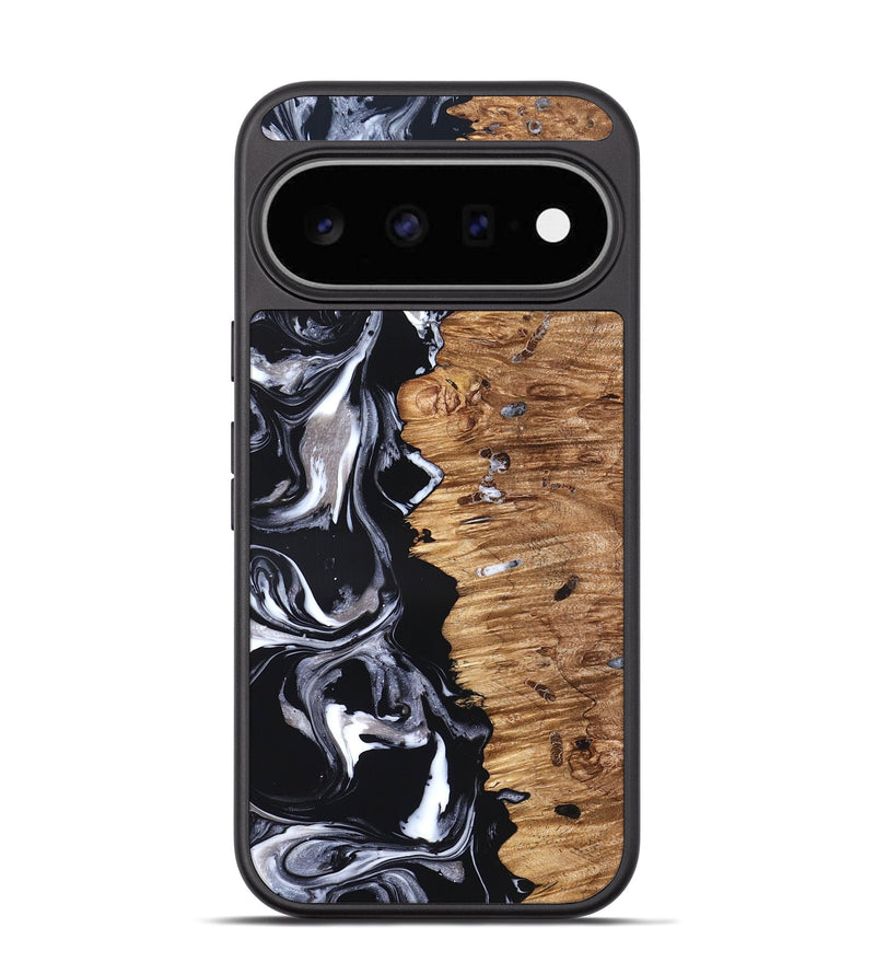 Pixel 11 Wood Phone Case - Blaire (Black & White, 826404)
