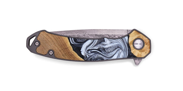 EDC Wood Pocket Knife - Dani (Black & White, 826405)