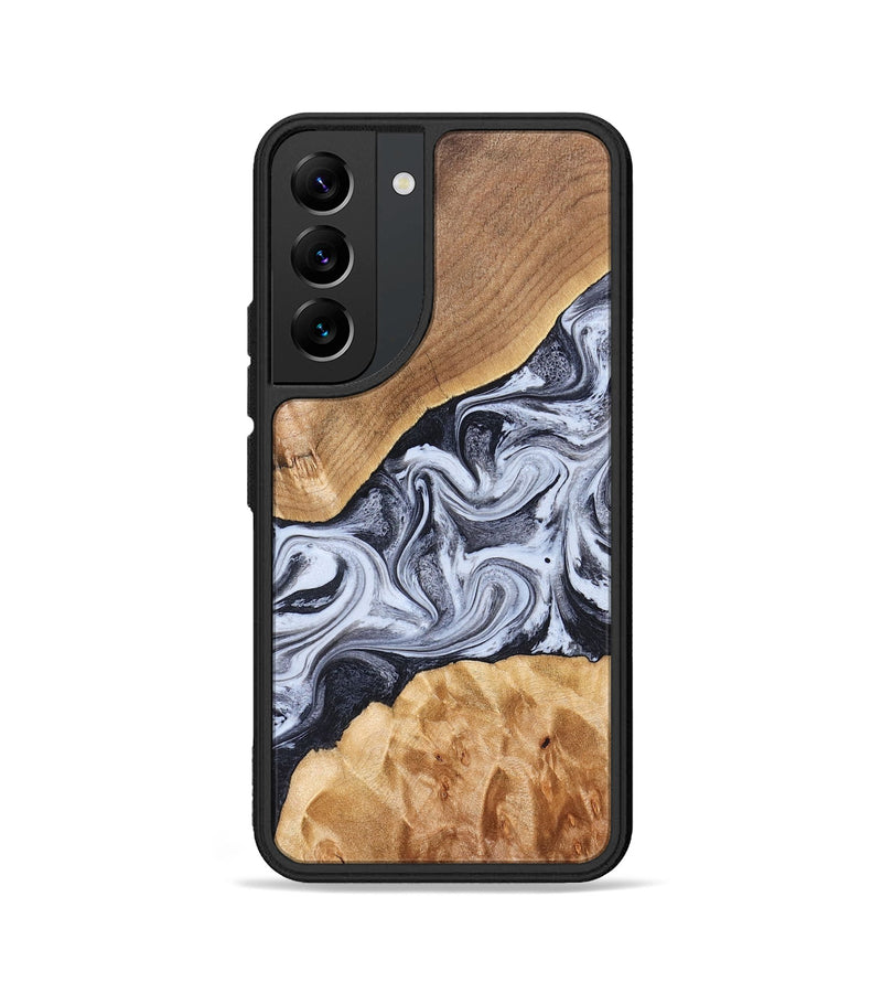 Galaxy S22 Wood Phone Case - Dani (Black & White, 826405)