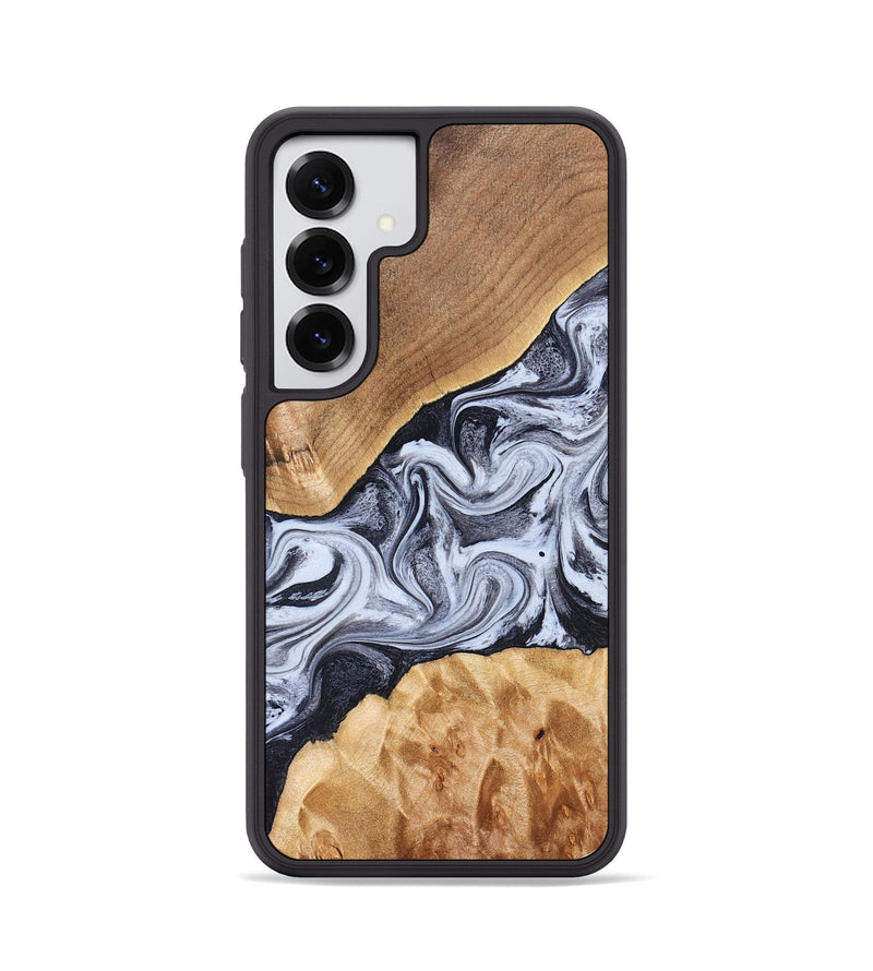 Galaxy S25 Wood Phone Case - Dani (Black & White, 826405)