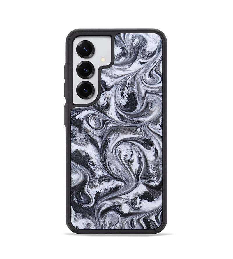 Galaxy S25 ResinArt Phone Case - Ludie (Black & White, 826406)