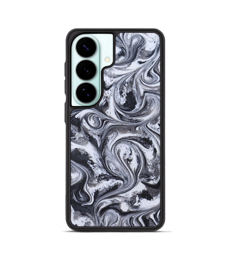 Galaxy S26 ResinArt Phone Case - Ludie (Black & White, 826406)