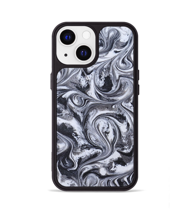 iPhone 13 ResinArt Phone Case - Ludie (Black & White, 826406)