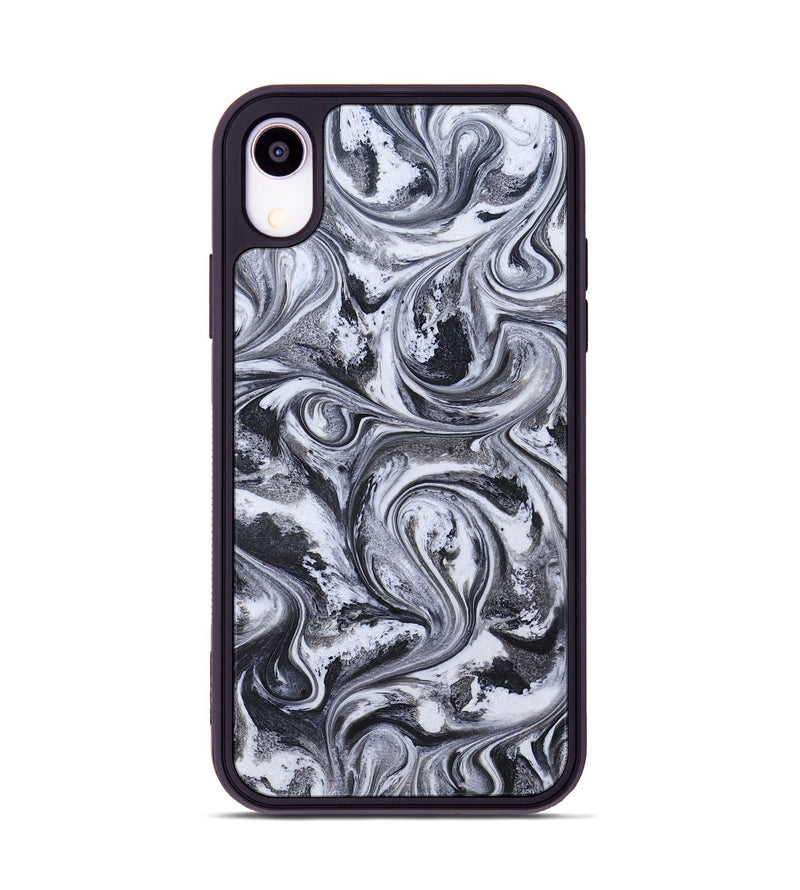 iPhone Xr ResinArt Phone Case - Ludie (Black & White, 826406)