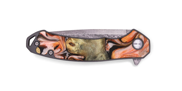 EDC Wood Pocket Knife - Karie (Red, 826407)