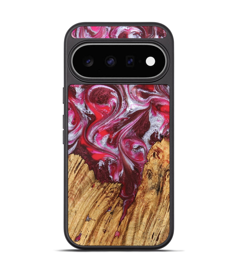 Pixel 11 Wood Phone Case - Kadijah (Red, 826408)