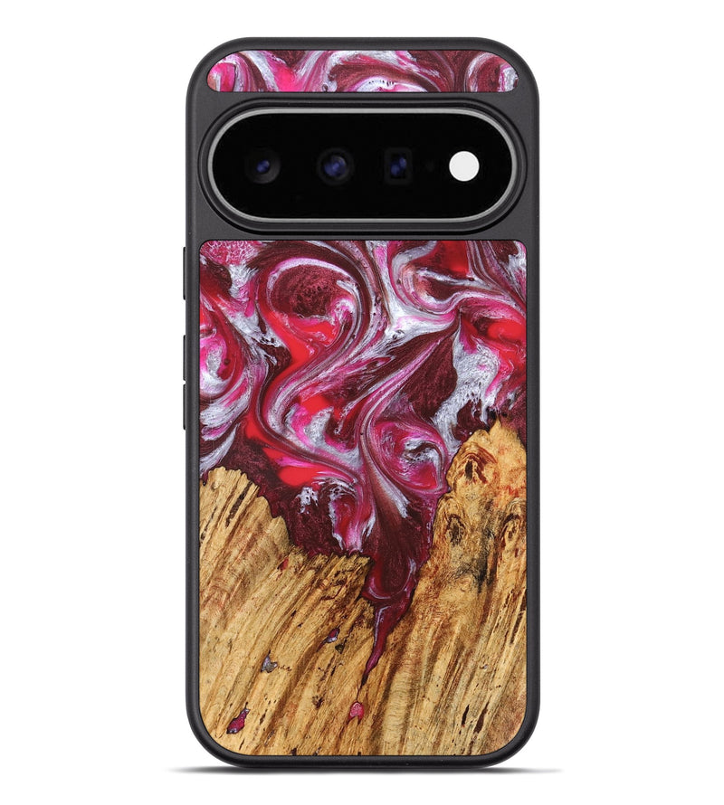 Pixel 11 Pro XL Wood Phone Case - Kadijah (Red, 826408)