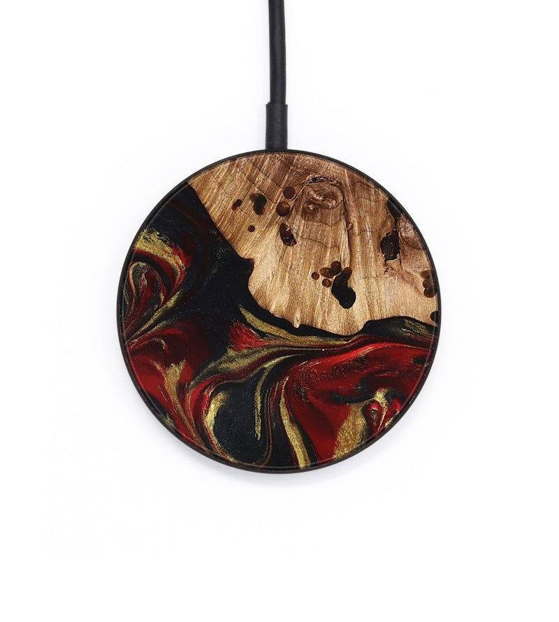 Circle Wood Wireless Charger - Kunta (Red, 826409)