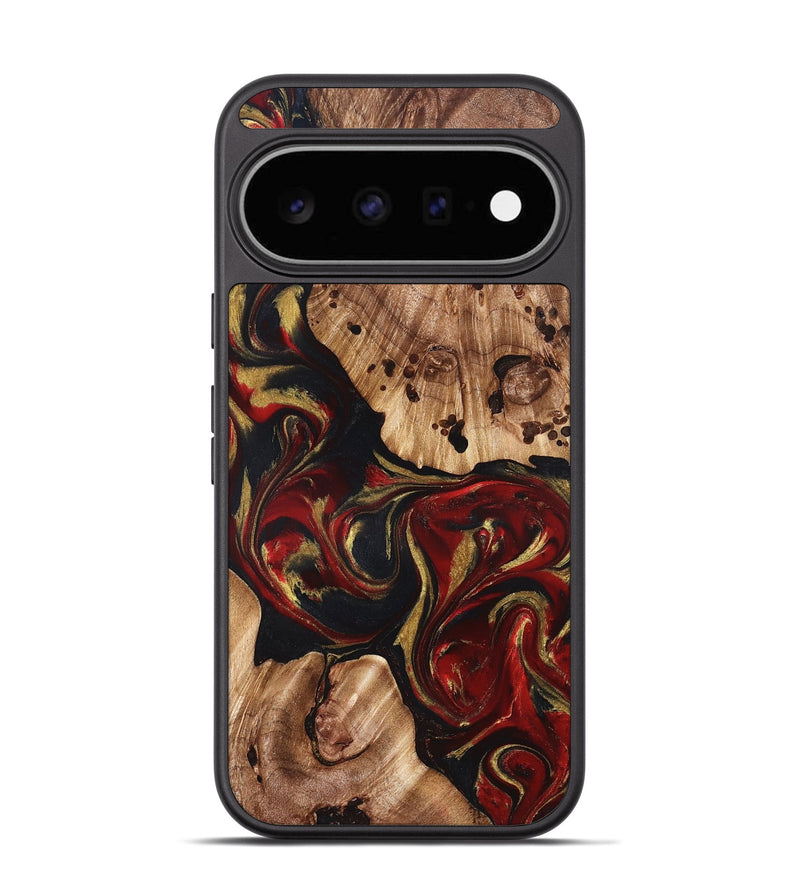 Pixel 11 Wood Phone Case - Kunta (Red, 826409)
