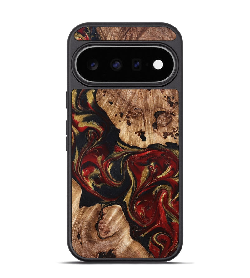 Pixel 11 Pro Wood Phone Case - Kunta (Red, 826409)
