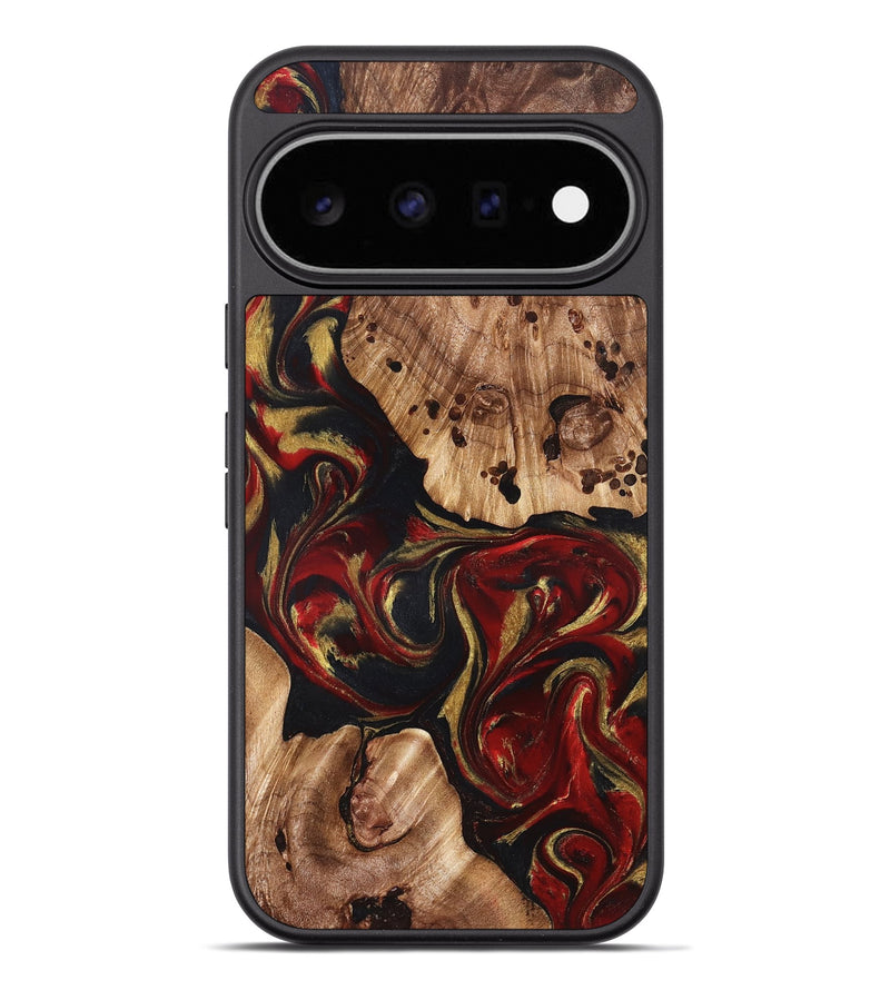 Pixel 11 Pro XL Wood Phone Case - Kunta (Red, 826409)