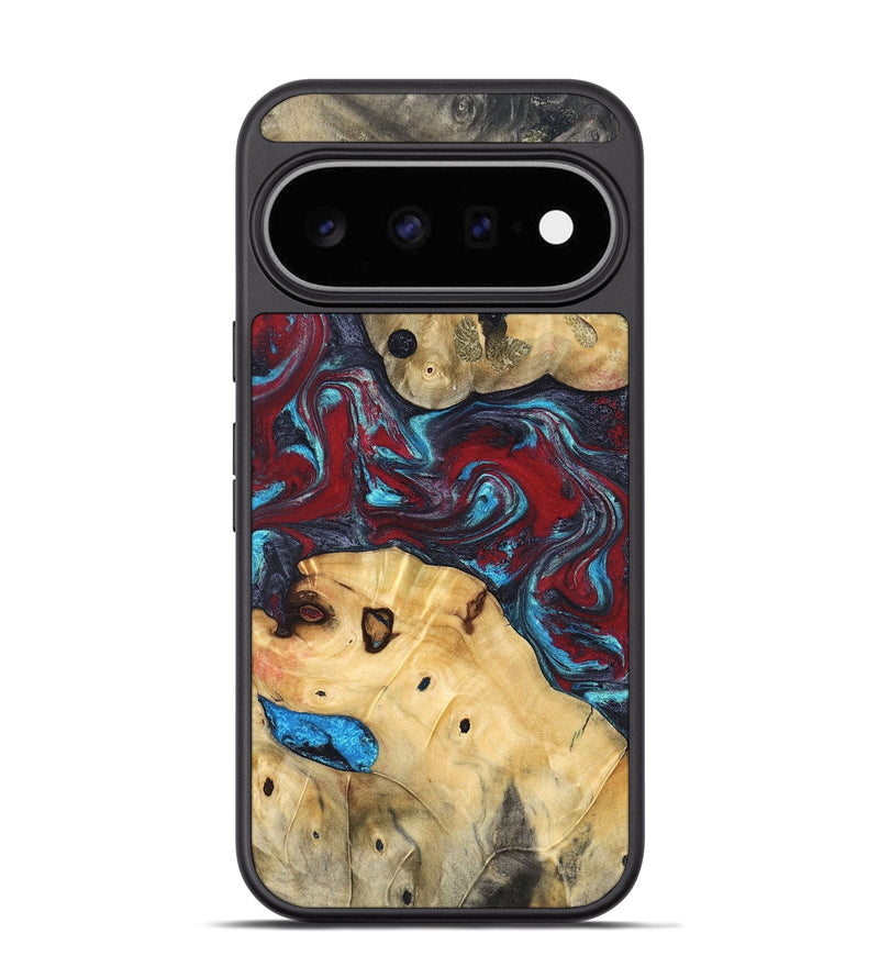 Pixel 11 Pro Wood Phone Case - Sibyl (Red, 826410)