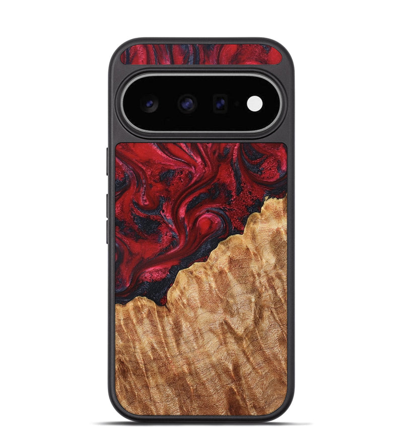 Pixel 11 Wood Phone Case - Julius (Red, 826411)
