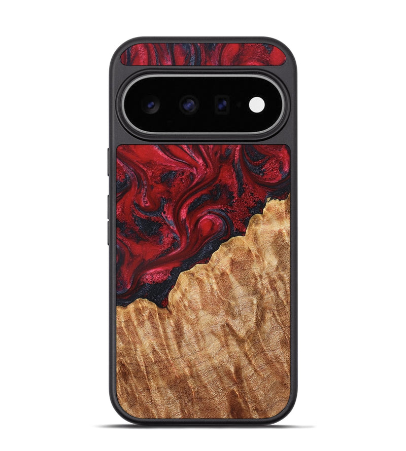 Pixel 11 Pro Wood Phone Case - Julius (Red, 826411)