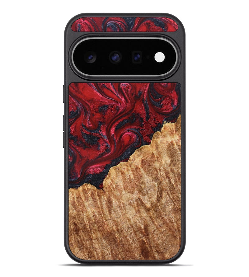 Pixel 11 Pro XL Wood Phone Case - Julius (Red, 826411)