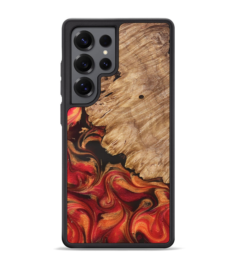 Galaxy S25 Ultra Wood Phone Case - Joselin (Red, 826412)