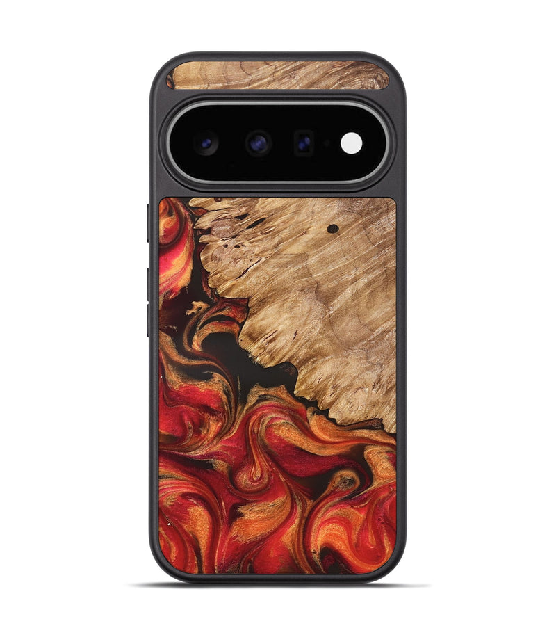 Pixel 11 Wood Phone Case - Joselin (Red, 826412)