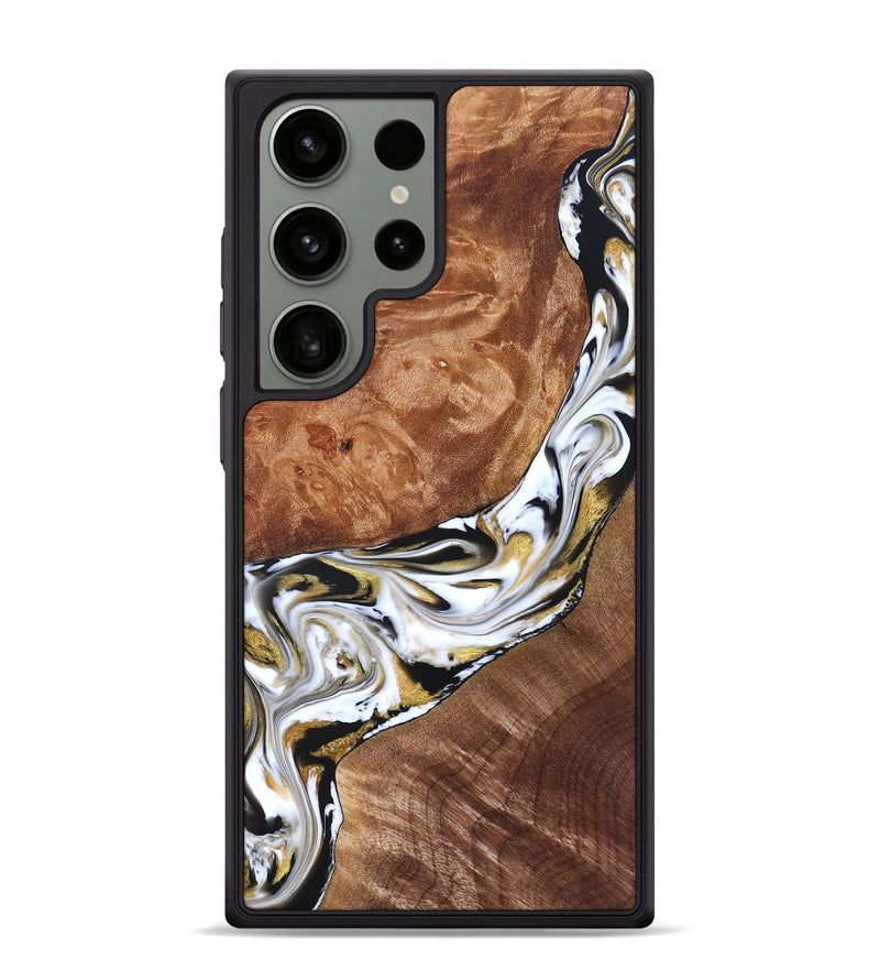 Galaxy S24 Ultra Wood Phone Case - Ernesto (Black & White, 826417)