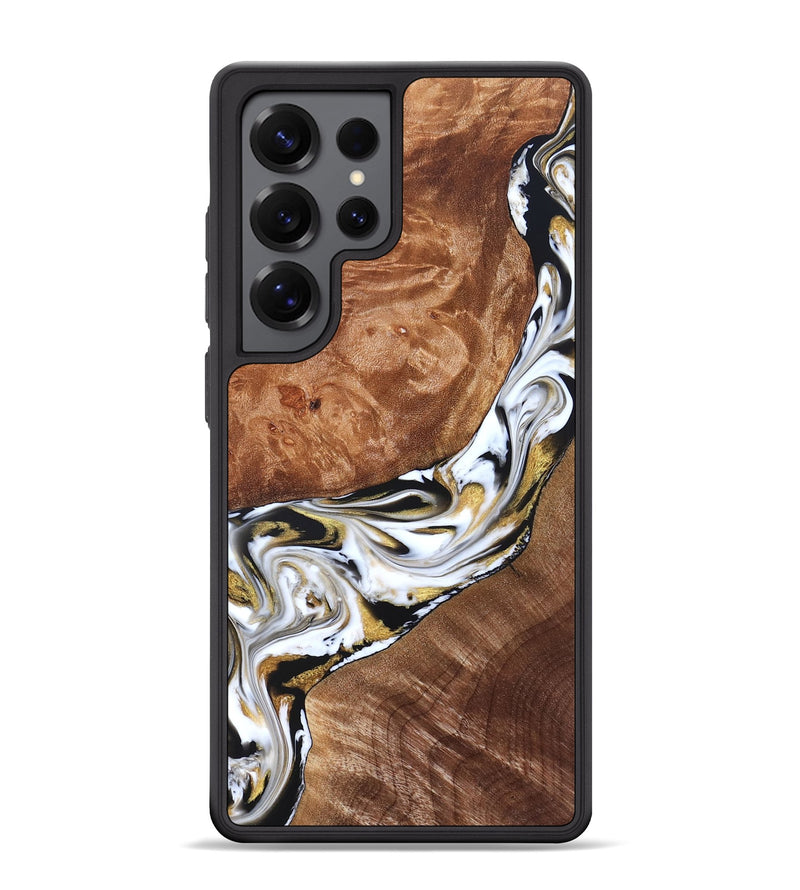 Galaxy S25 Ultra Wood Phone Case - Ernesto (Black & White, 826417)