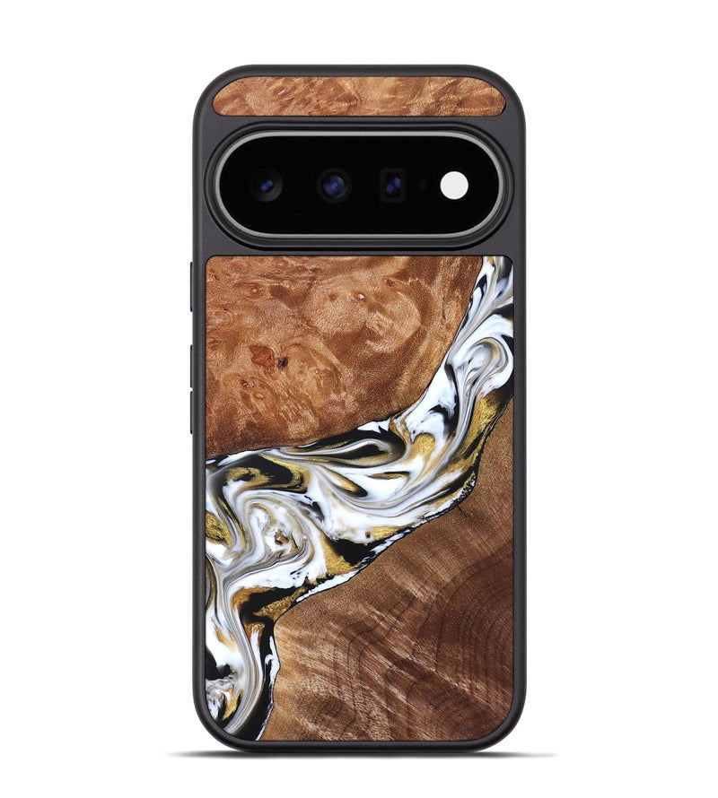 Pixel 11 Pro Wood Phone Case - Ernesto (Black & White, 826417)
