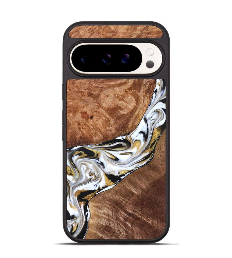 Pixel 9 Wood Phone Case - Ernesto (Black & White, 826417)