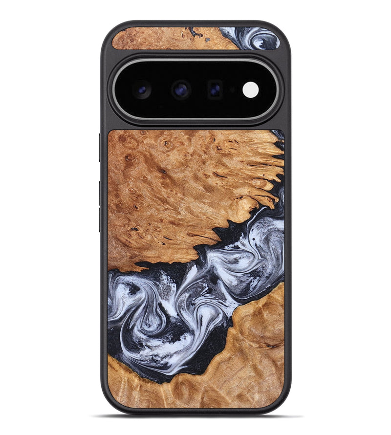 Pixel 11 Pro XL Wood Phone Case - Tom (Black & White, 826418)