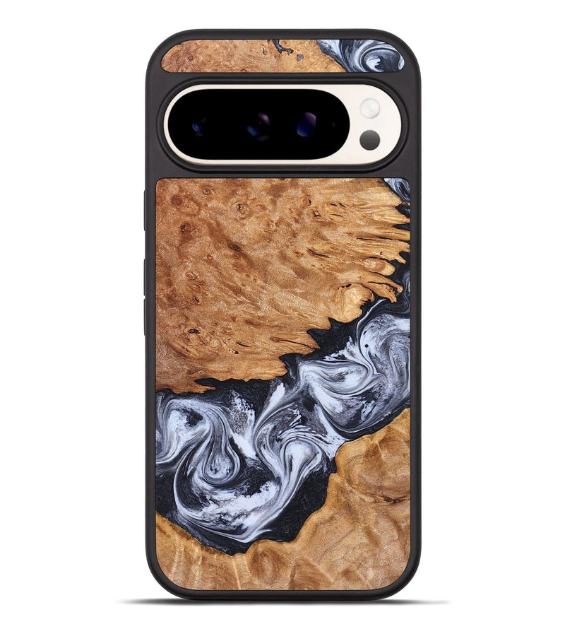 Pixel 9 Pro XL Wood Phone Case - Tom (Black & White, 826418)