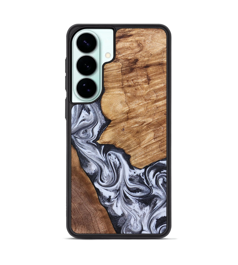 Galaxy S26 Plus Wood Phone Case - Merry (Black & White, 826419)