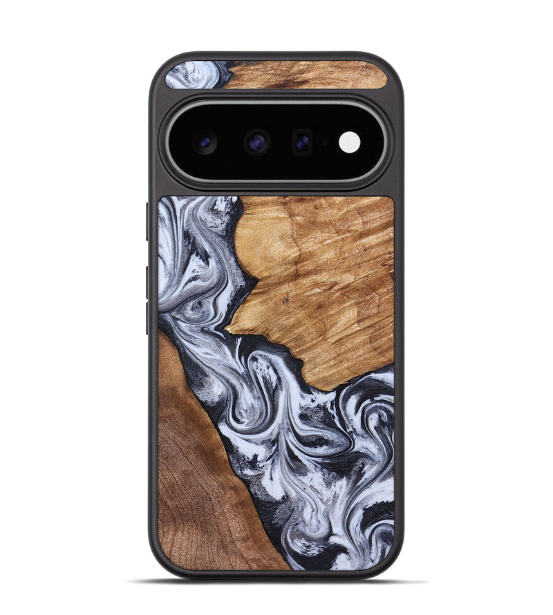 Pixel 11 Wood Phone Case - Merry (Black & White, 826419)