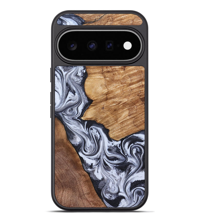 Pixel 11 Pro XL Wood Phone Case - Merry (Black & White, 826419)