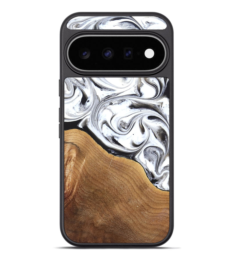 Pixel 11 Pro XL Wood Phone Case - Kwame (Black & White, 826420)