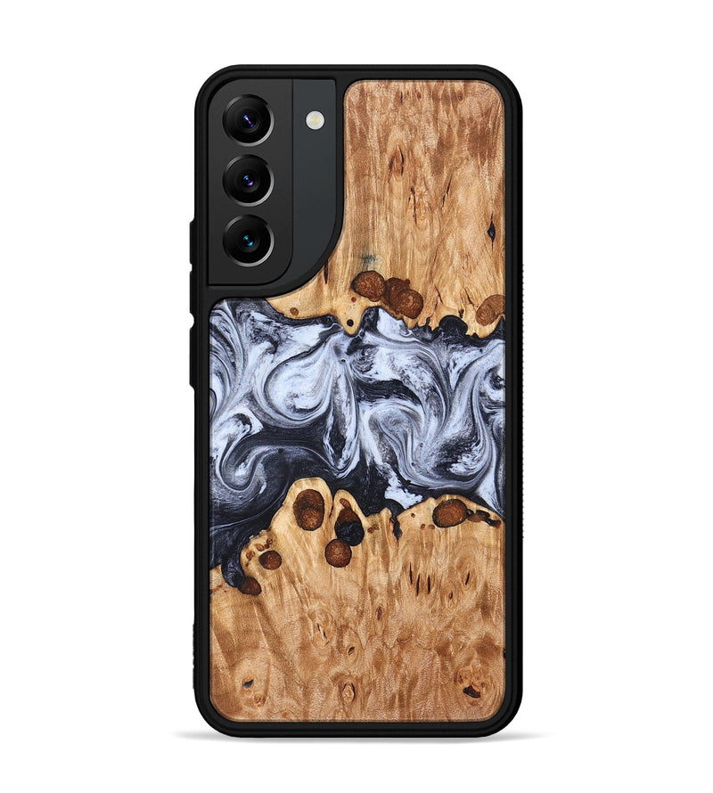 Galaxy S22 Plus Wood Phone Case - Lafe (Black & White, 826421)