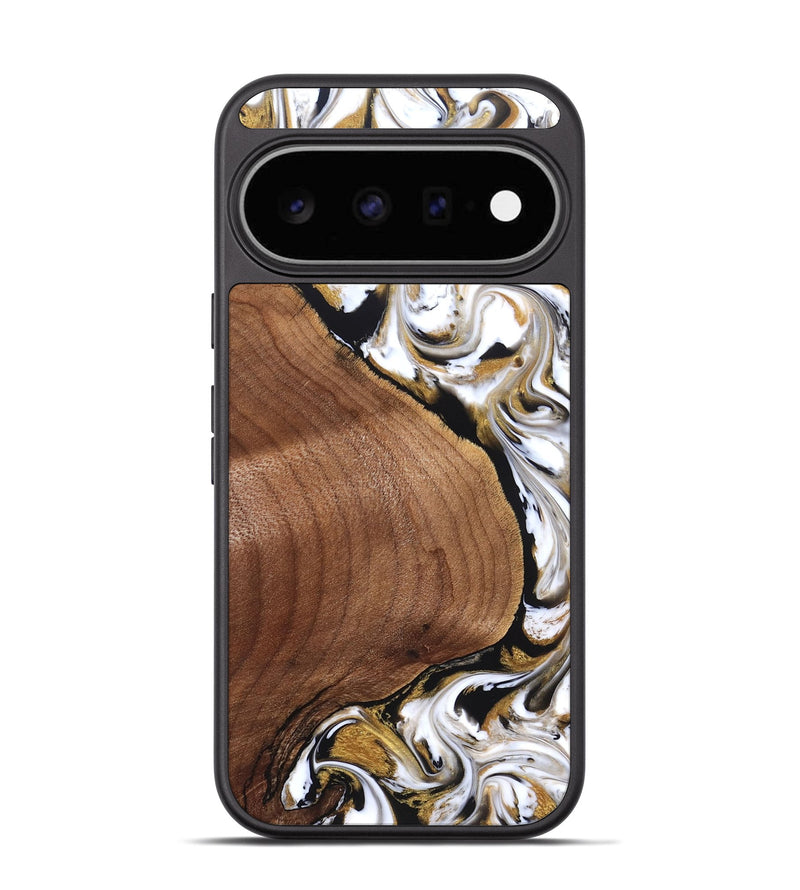 Pixel 11 Wood Phone Case - Elzie (Black & White, 826422)
