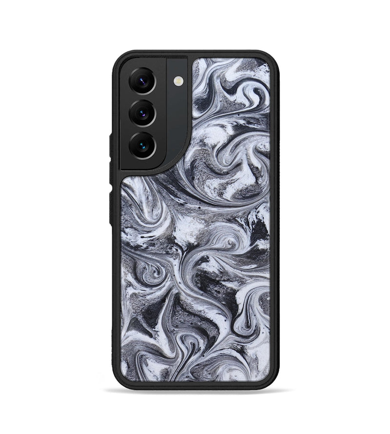 Galaxy S22 ResinArt Phone Case - Tevin (Black & White, 826423)