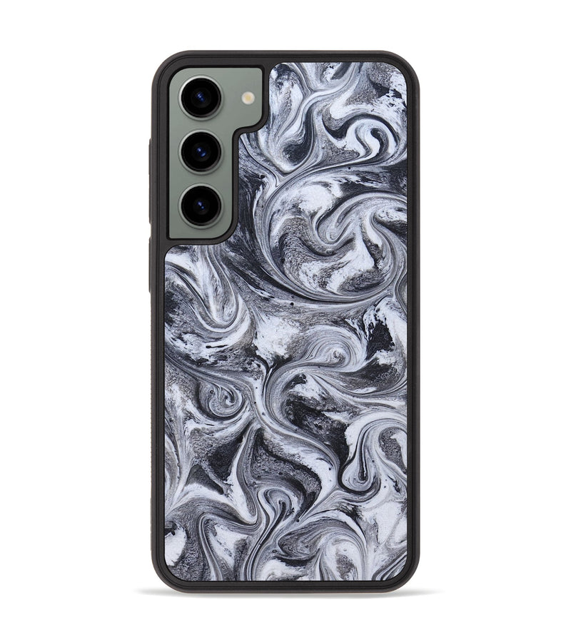 Galaxy S23 Plus ResinArt Phone Case - Tevin (Black & White, 826423)