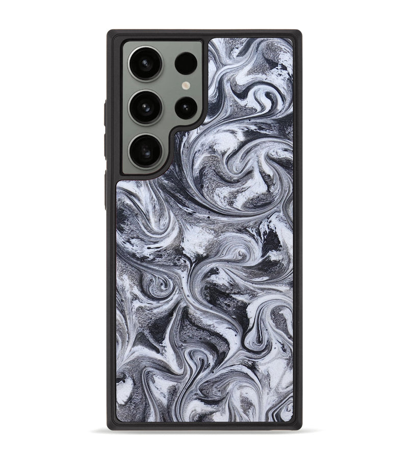 Galaxy S23 Ultra ResinArt Phone Case - Tevin (Black & White, 826423)