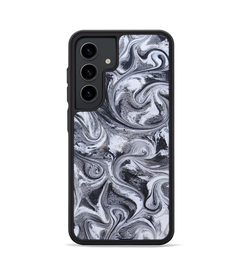 Galaxy S24 ResinArt Phone Case - Tevin (Black & White, 826423)