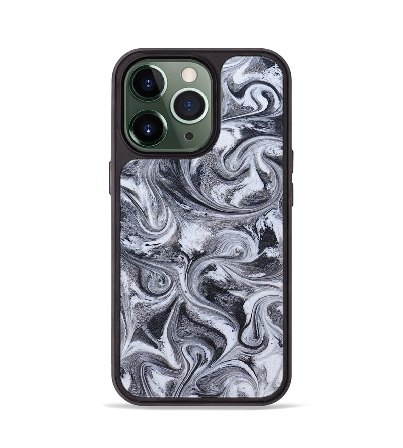 iPhone 13 Pro ResinArt Phone Case - Tevin (Black & White, 826423)