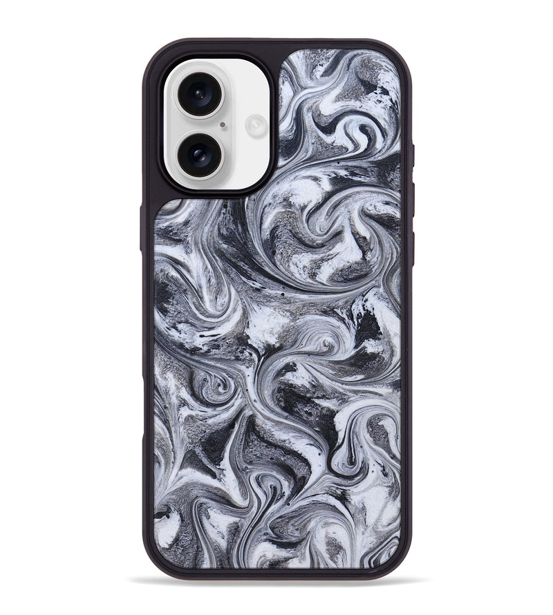iPhone 16 Plus ResinArt Phone Case - Tevin (Black & White, 826423)