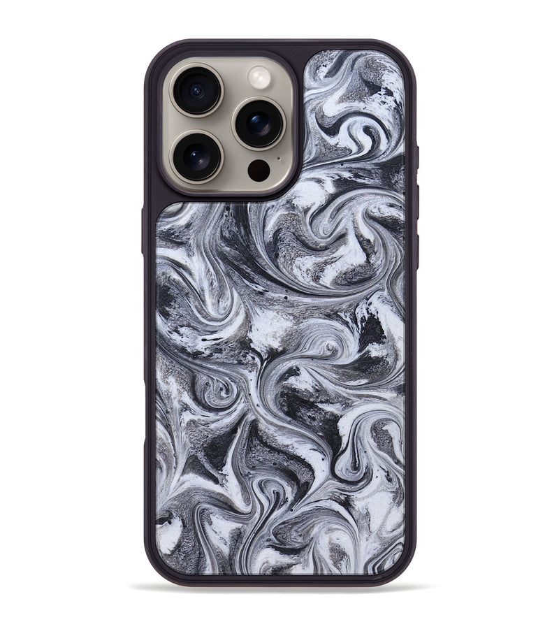 iPhone 16 Pro Max ResinArt Phone Case - Tevin (Black & White, 826423)