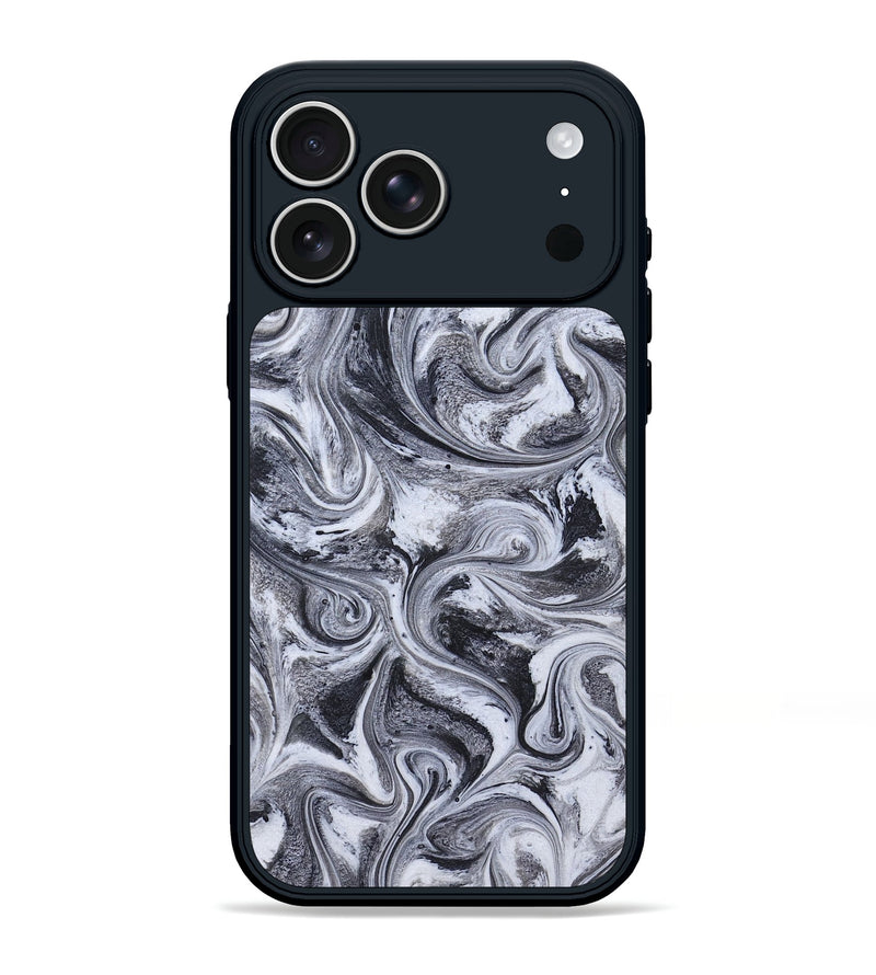 iPhone 17 Pro Max ResinArt Phone Case - Tevin (Black & White, 826423)