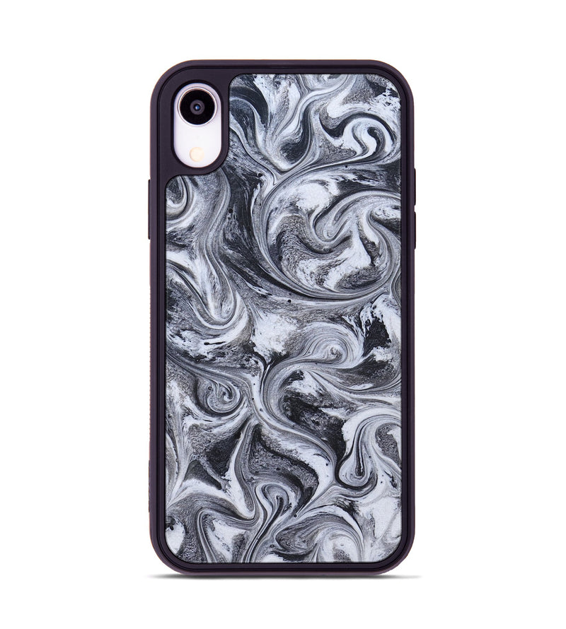 iPhone Xr ResinArt Phone Case - Tevin (Black & White, 826423)