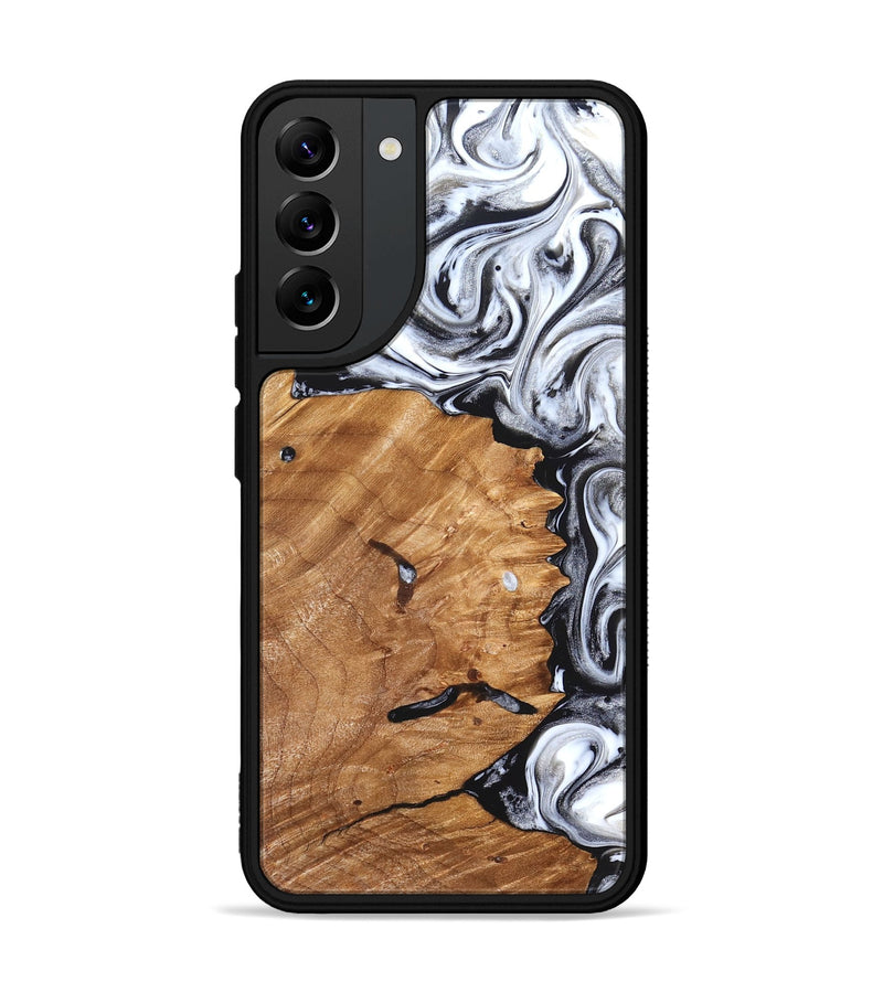 Galaxy S22 Plus Wood Phone Case - Keanu (Black & White, 826424)