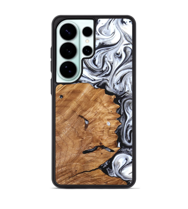 Galaxy S26 Ultra Wood Phone Case - Keanu (Black & White, 826424)