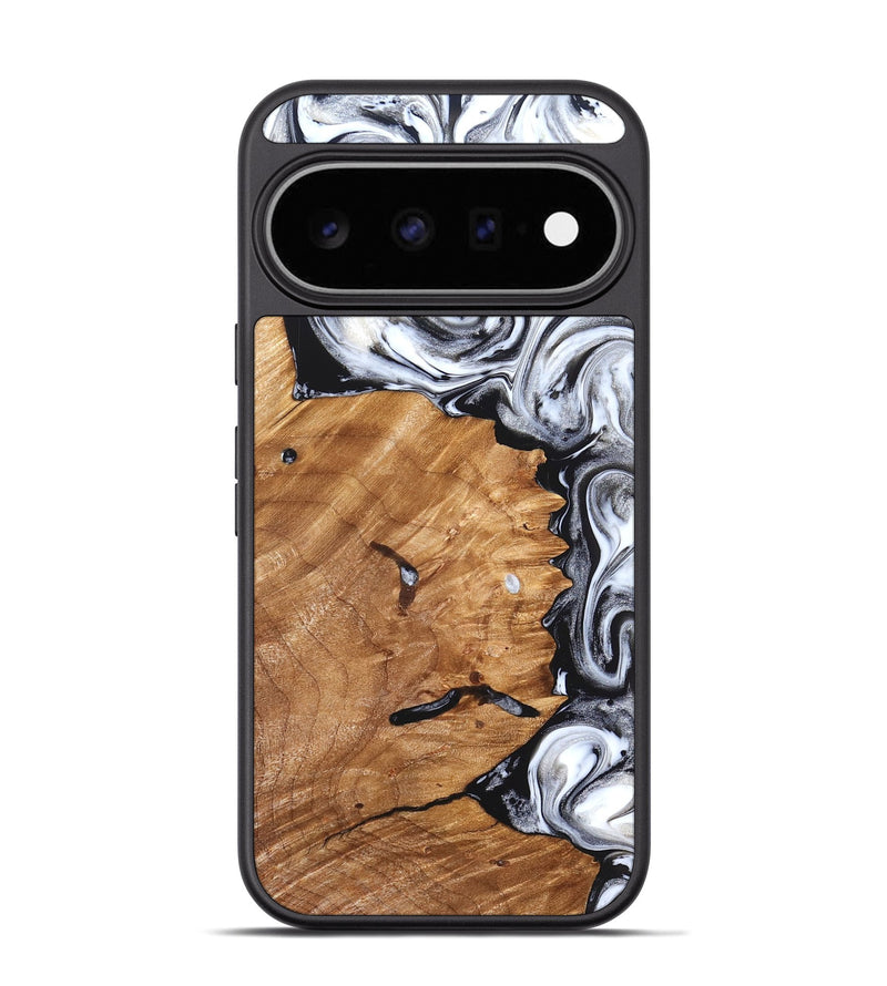 Pixel 11 Pro Wood Phone Case - Keanu (Black & White, 826424)