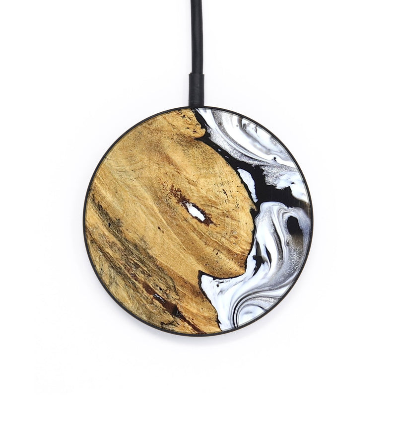 Circle Wood Wireless Charger - Madonna (Black & White, 826425)