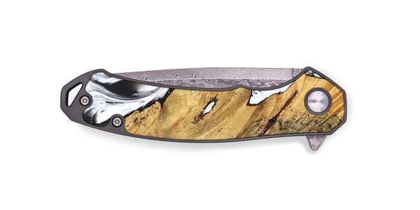 EDC Wood Pocket Knife - Madonna (Black & White, 826425)