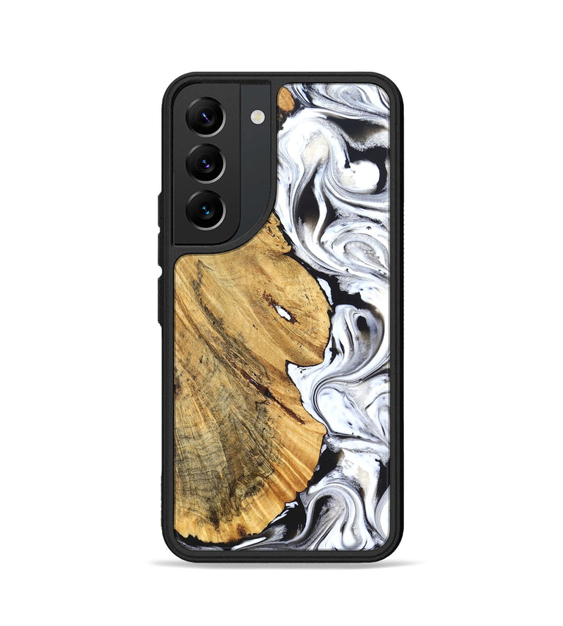 Galaxy S22 Wood Phone Case - Madonna (Black & White, 826425)