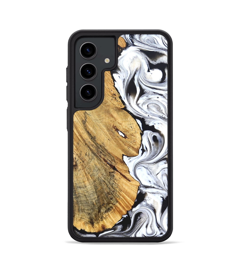 Galaxy S24 Wood Phone Case - Madonna (Black & White, 826425)
