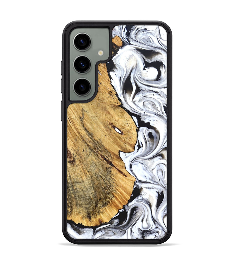 Galaxy S24 Plus Wood Phone Case - Madonna (Black & White, 826425)